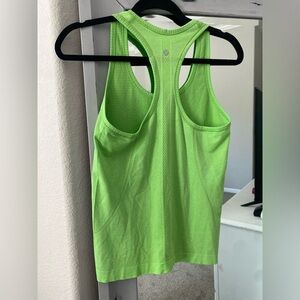 Lime Green Lululemon Swiftly Tech Tank Top - Size 6